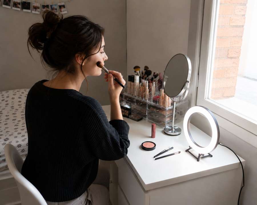 Espacio de maquillaje